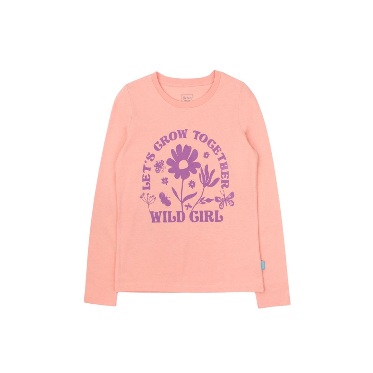 FICCUS - Polera Junior Niña Day To Day Coral