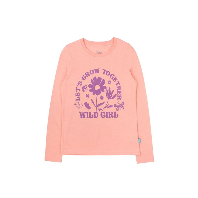 FICCUS - Polera Junior Niña Day To Day Coral