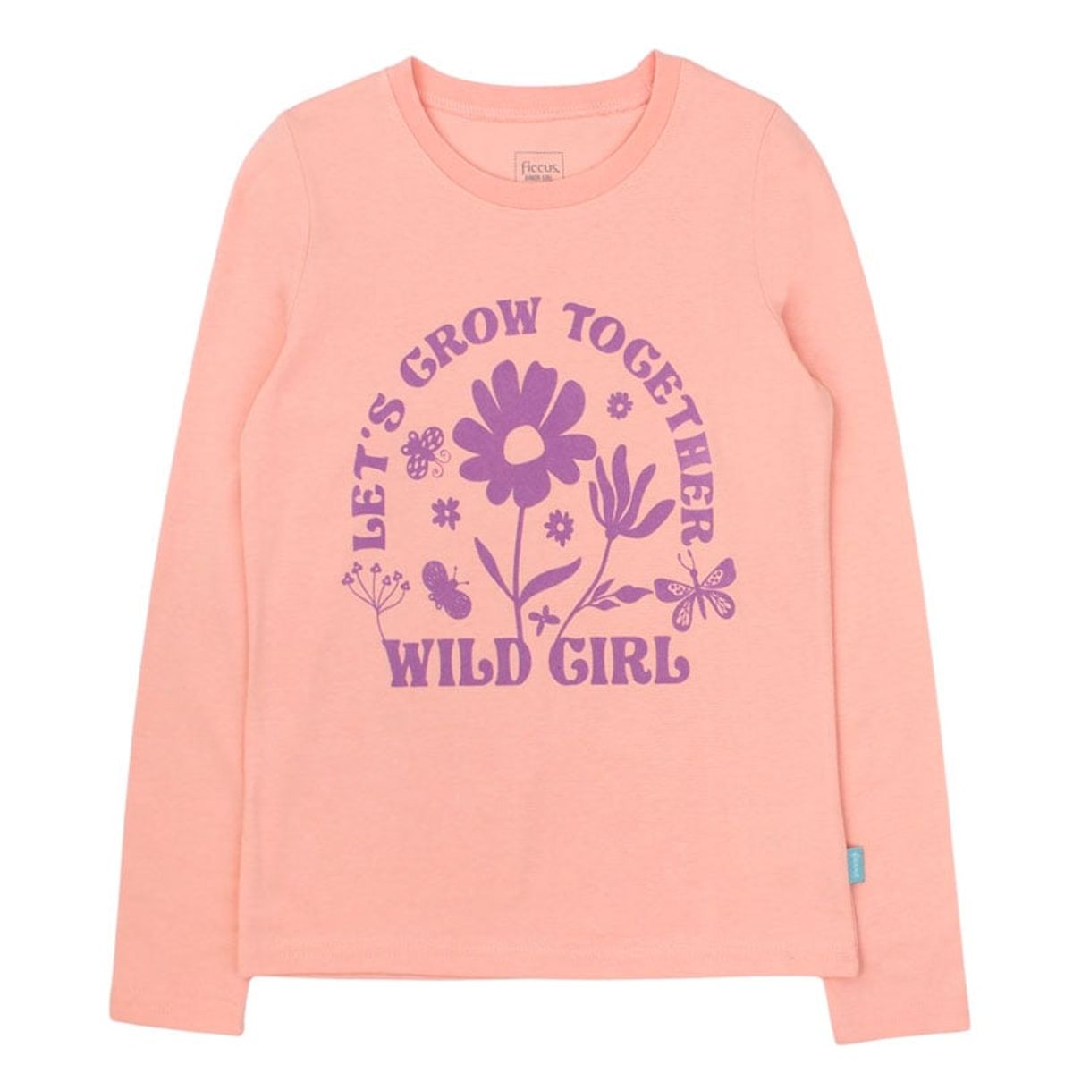 FICCUS - Polera Junior Niña Day To Day Coral