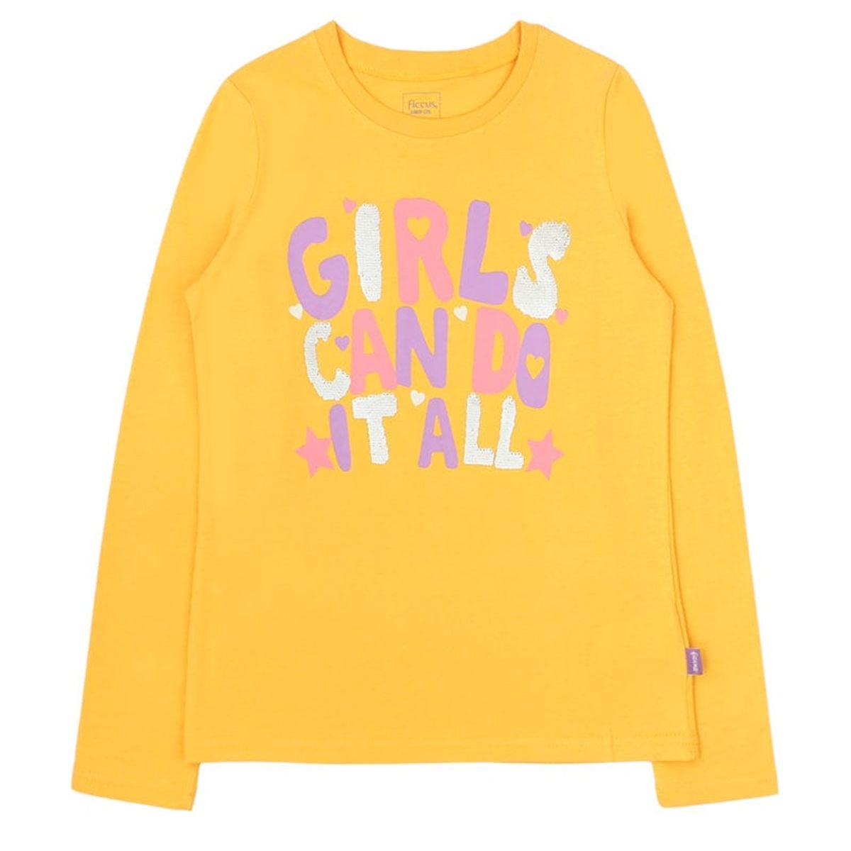 FICCUS - Polera Junior Niña Day To Day Amarillo