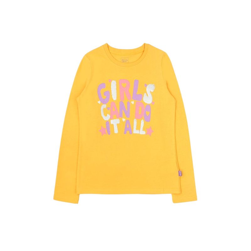 FICCUS - Polera Junior Niña Day To Day Amarillo