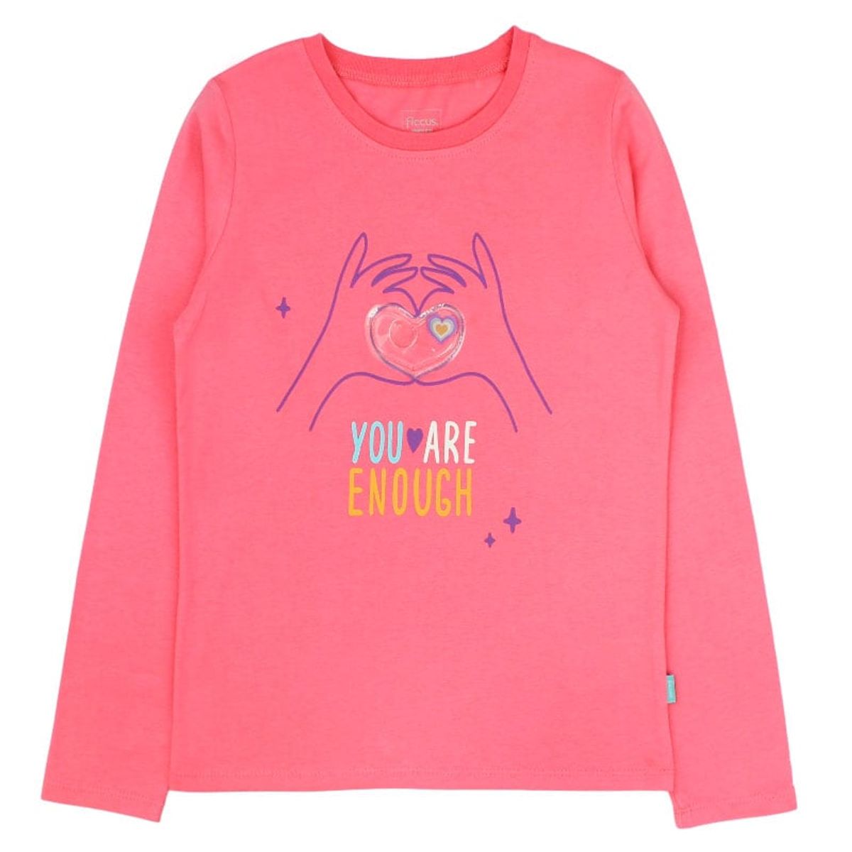 FICCUS - Polera Junior Niña Day To Day Coral