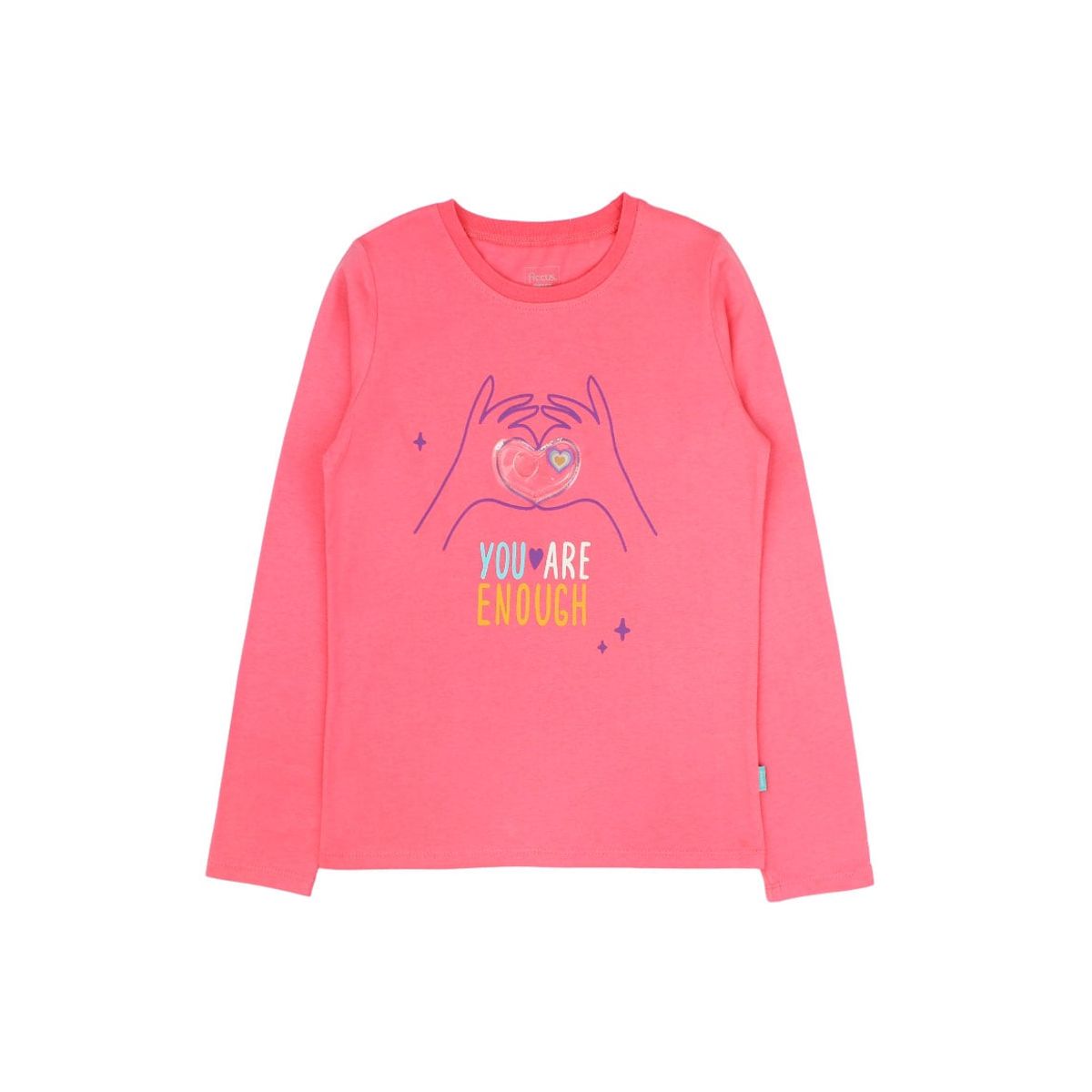 FICCUS - Polera Junior Niña Day To Day Coral