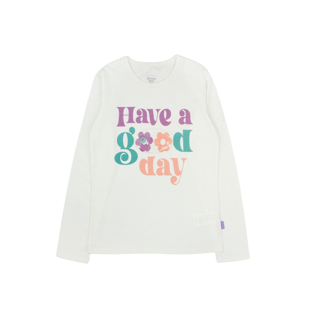 FICCUS - Polera Junior Niña Day To Day Blanco