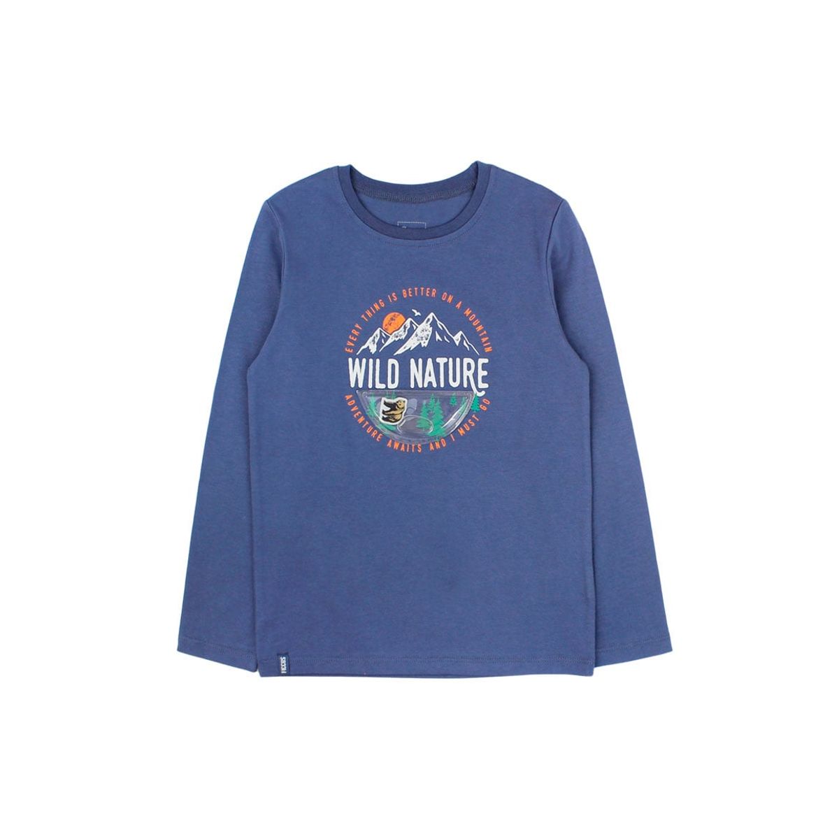 FICCUS - Polera Kids Niño Day To Day Azul