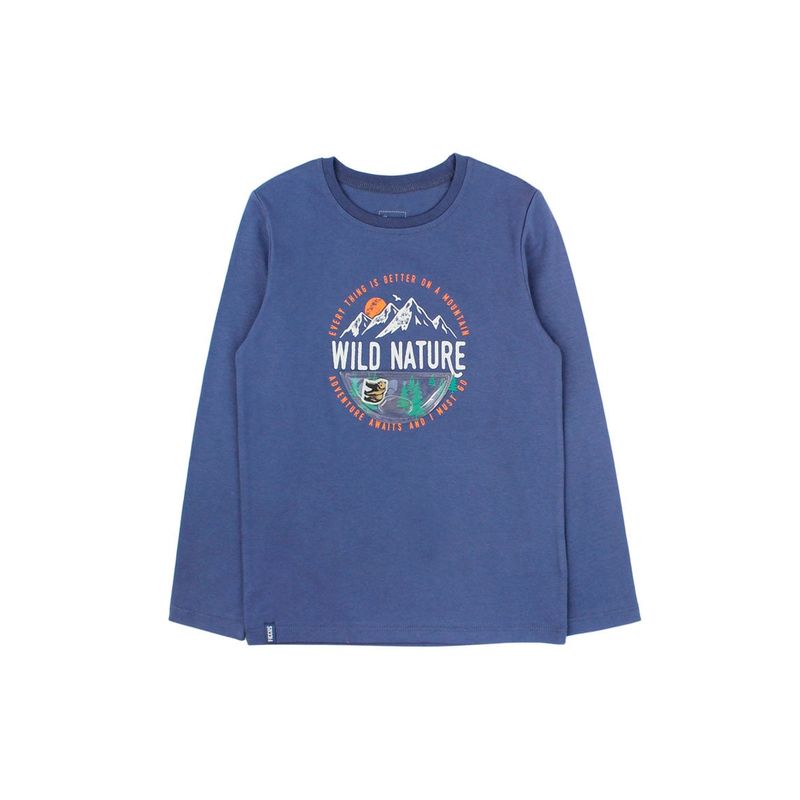 FICCUS - Polera Kids Niño Day To Day Azul