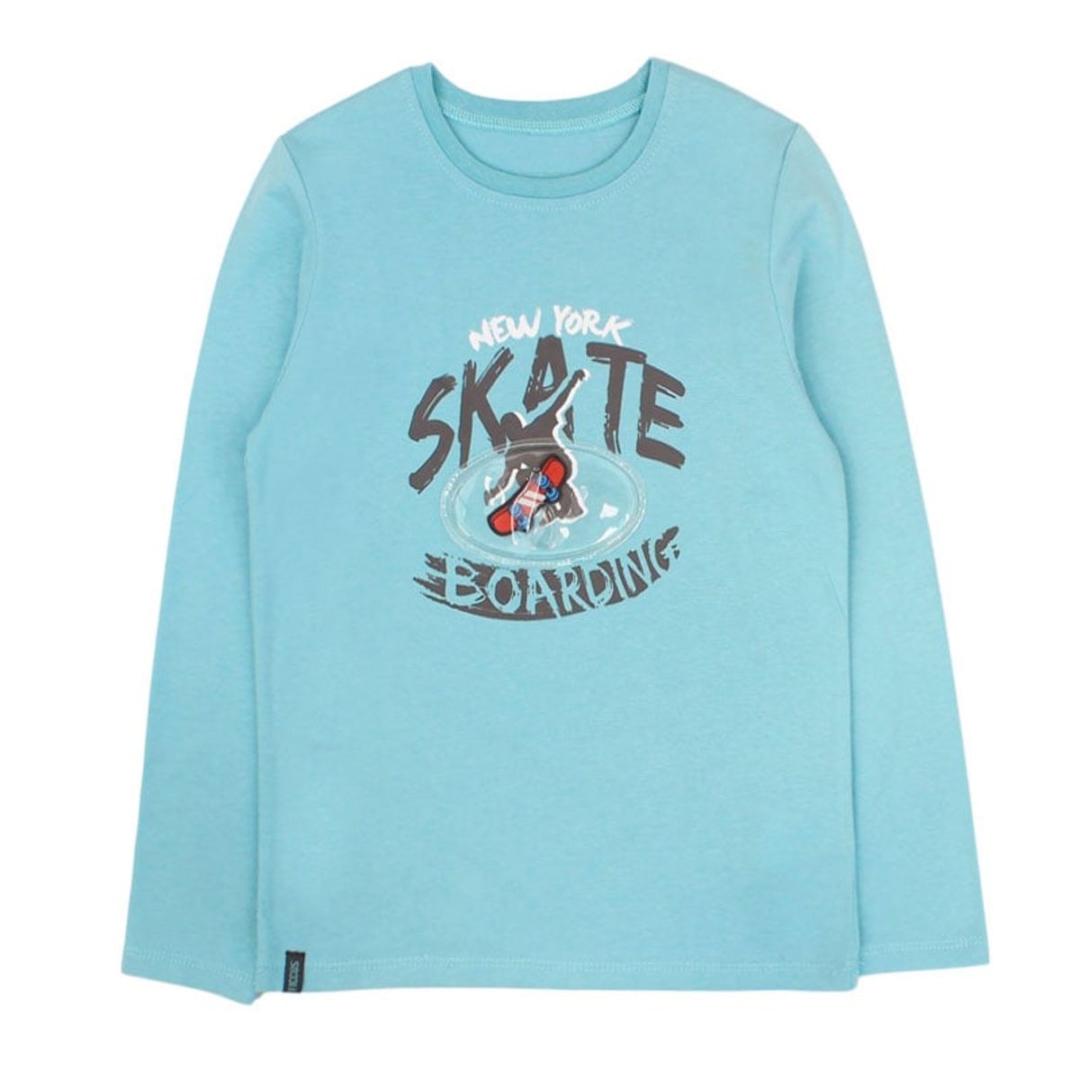 FICCUS - Polera Kids Niño Day To Day Turquesa