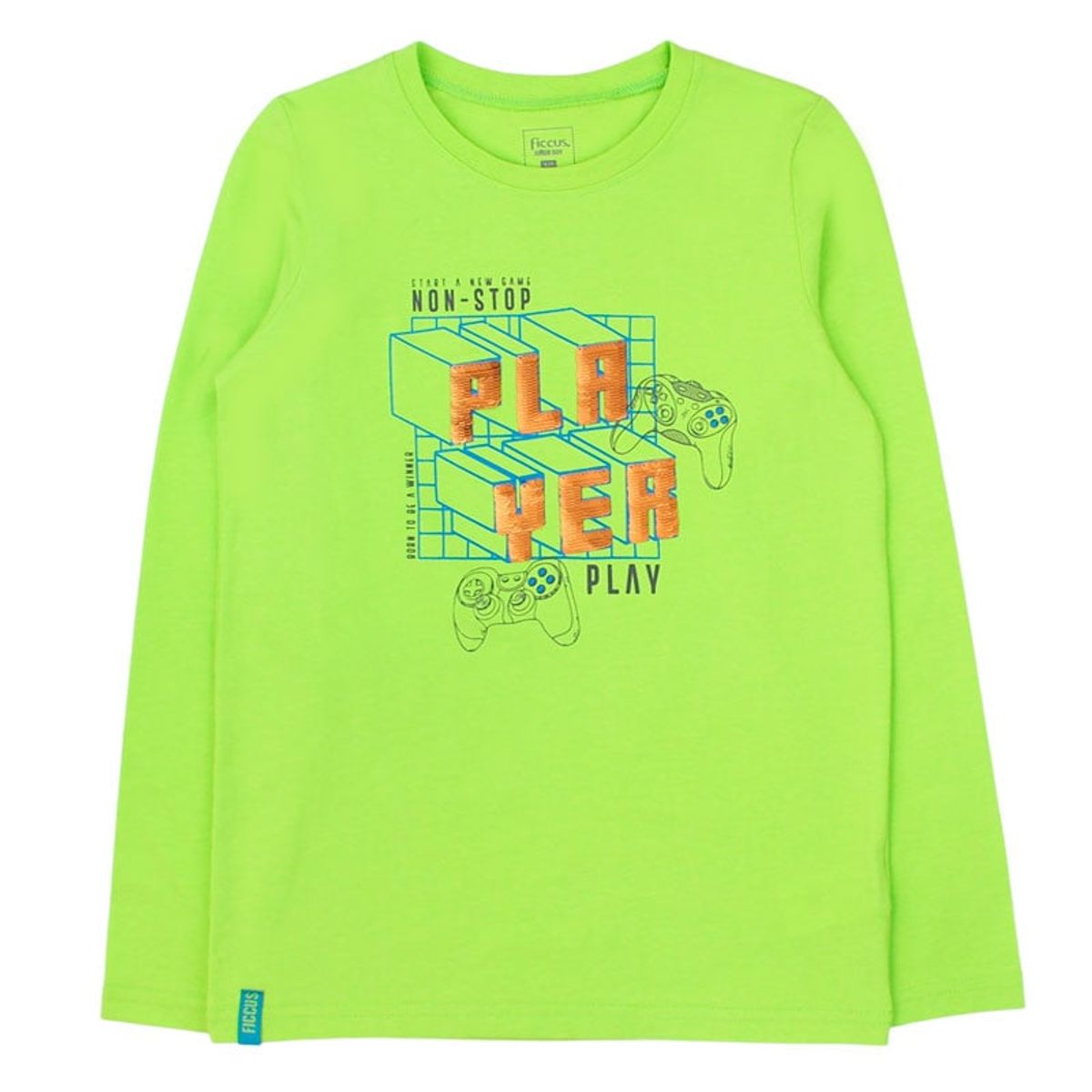 FICCUS - Polera Junior Niño Day To Day Verde