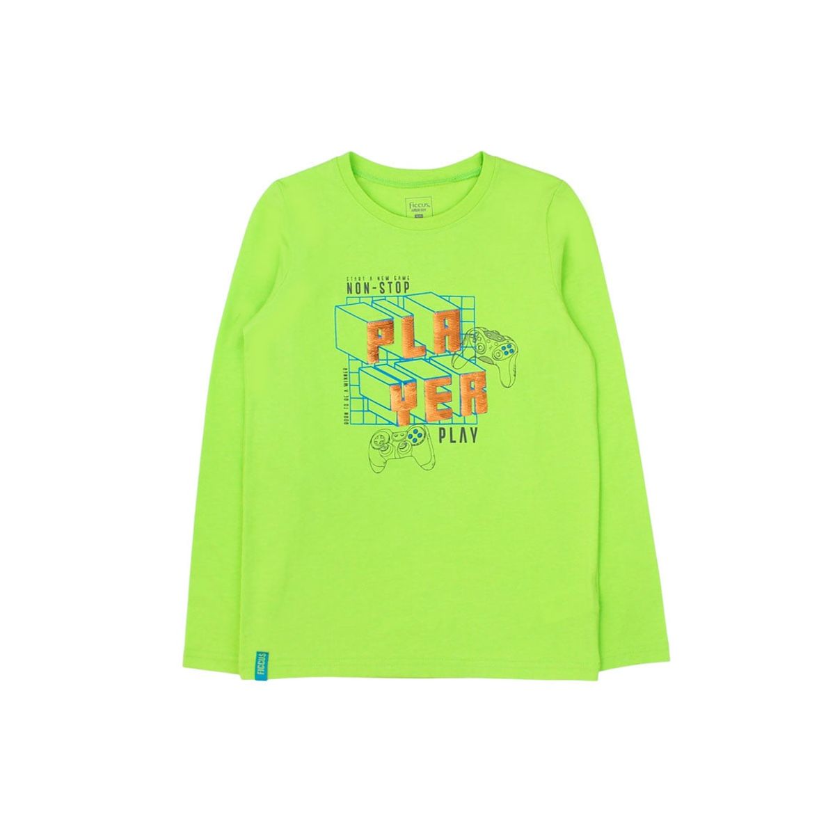 FICCUS - Polera Junior Niño Day To Day Verde
