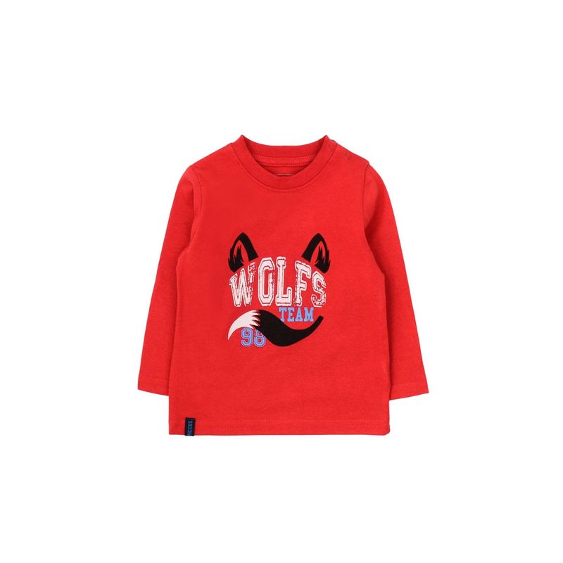 FICCUS - Polera Bebé Niño Day To Day Rojo