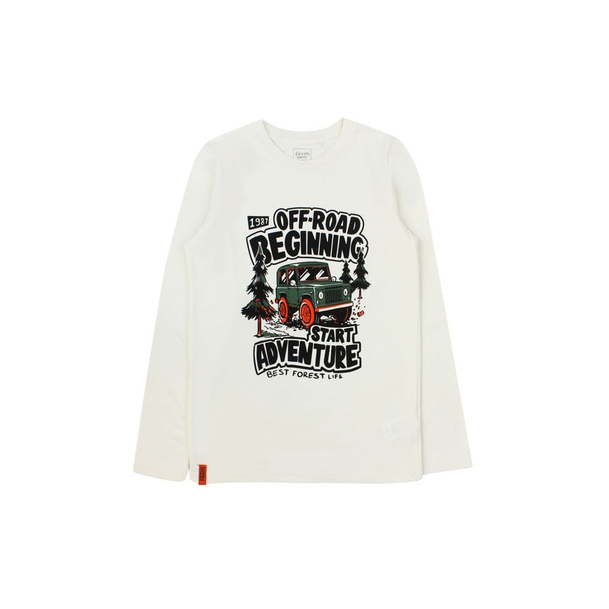 FICCUS - Polera Junior Niño Day To Day Blanco