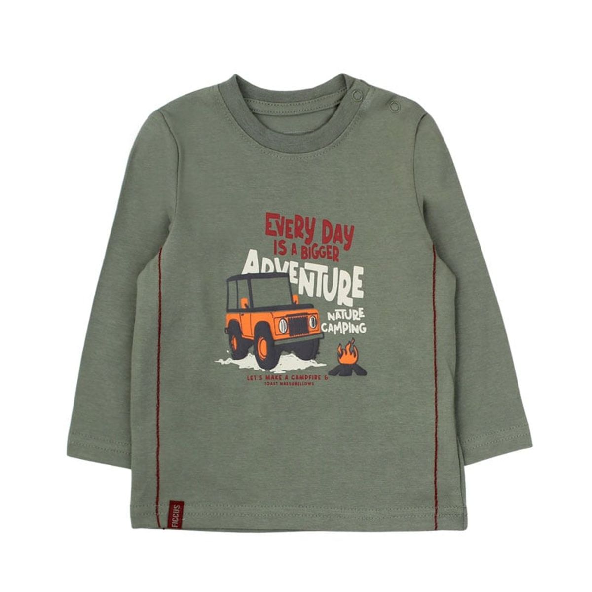 FICCUS - Polera Bebé Niño Day To Day Verde