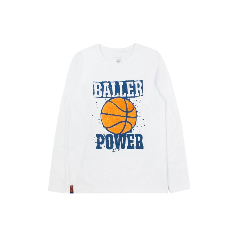 FICCUS - Polera Junior Niño Day To Day Blanco