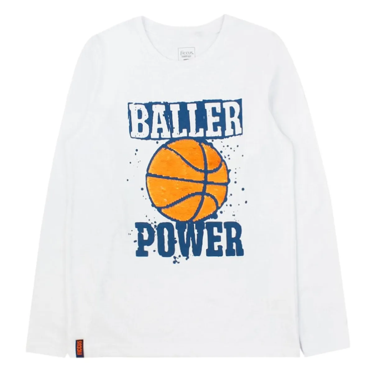 FICCUS - Polera Junior Niño Day To Day Blanco