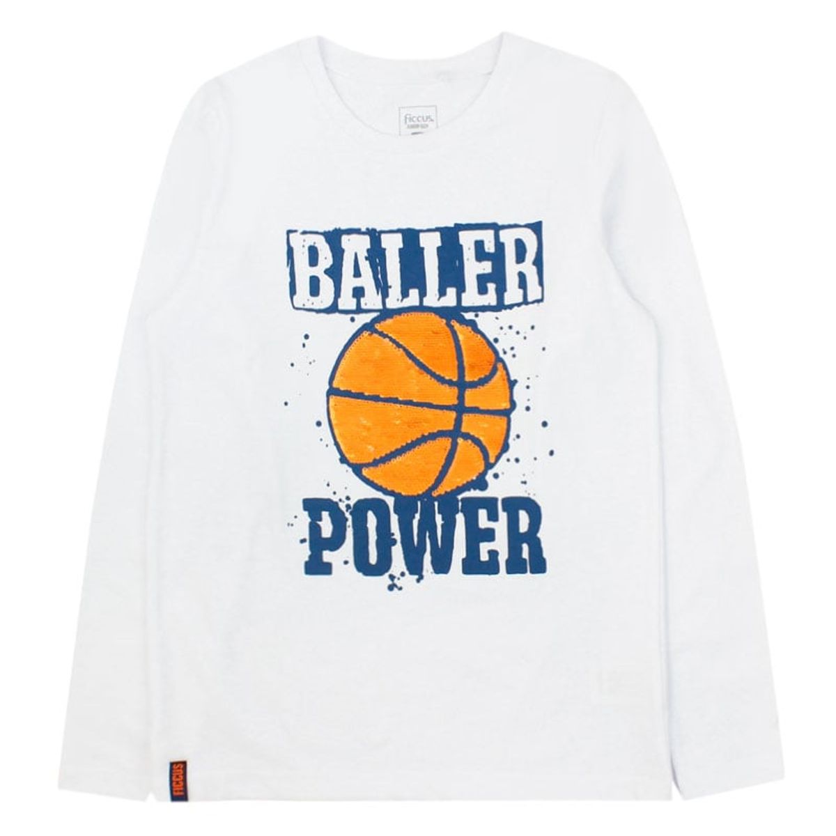 FICCUS - Polera Junior Niño Day To Day Blanco