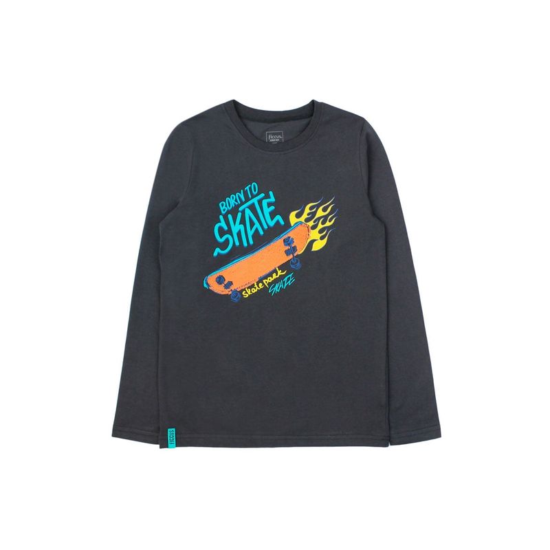 FICCUS - Polera Junior Niño Day To Day Gris