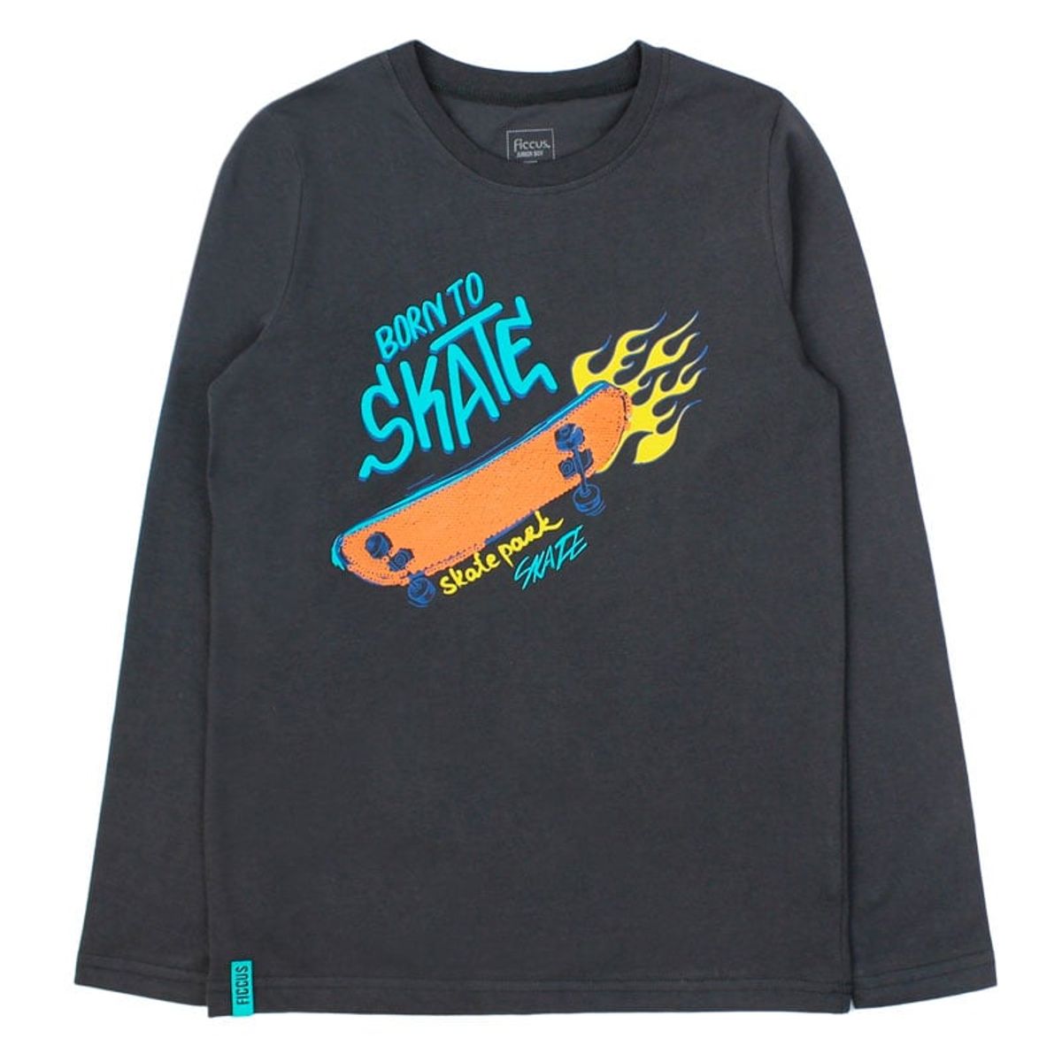 FICCUS - Polera Junior Niño Day To Day Gris