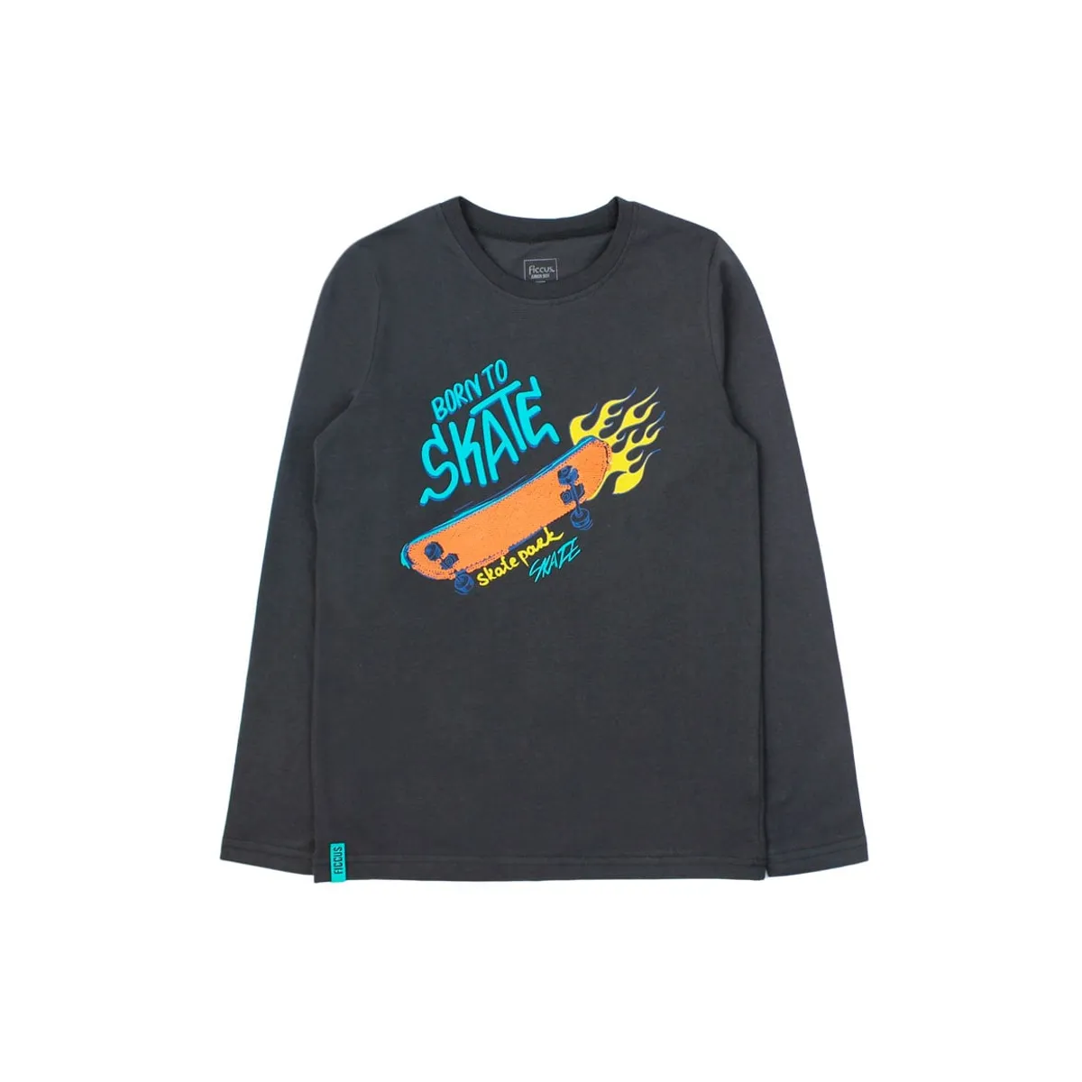 FICCUS - Polera Junior Niño Day To Day Gris