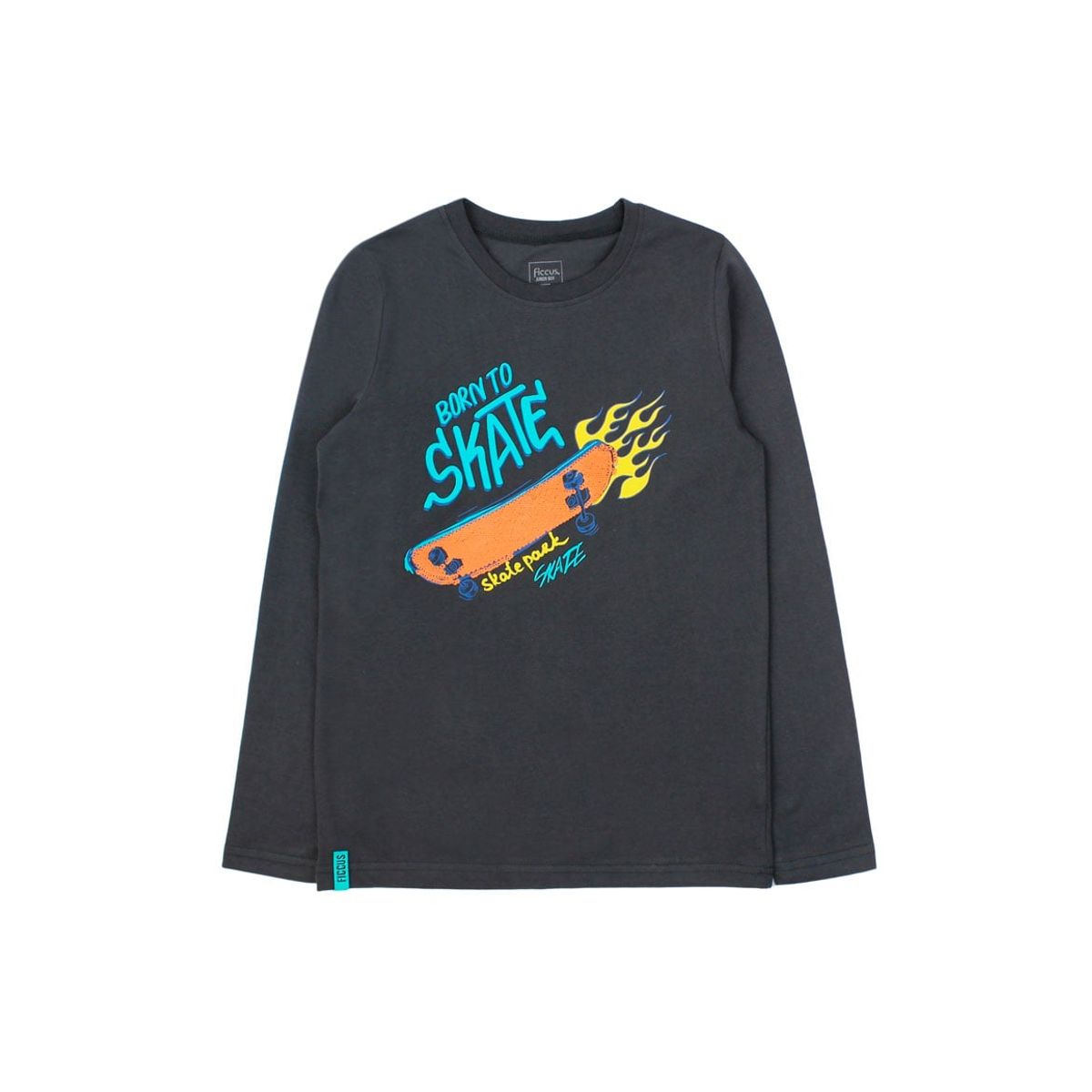 FICCUS - Polera Junior Niño Day To Day Gris