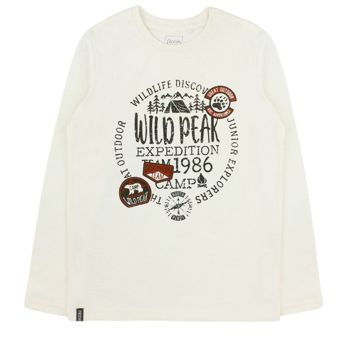 FICCUS - Polera Kids Niño Day To Day Blanco