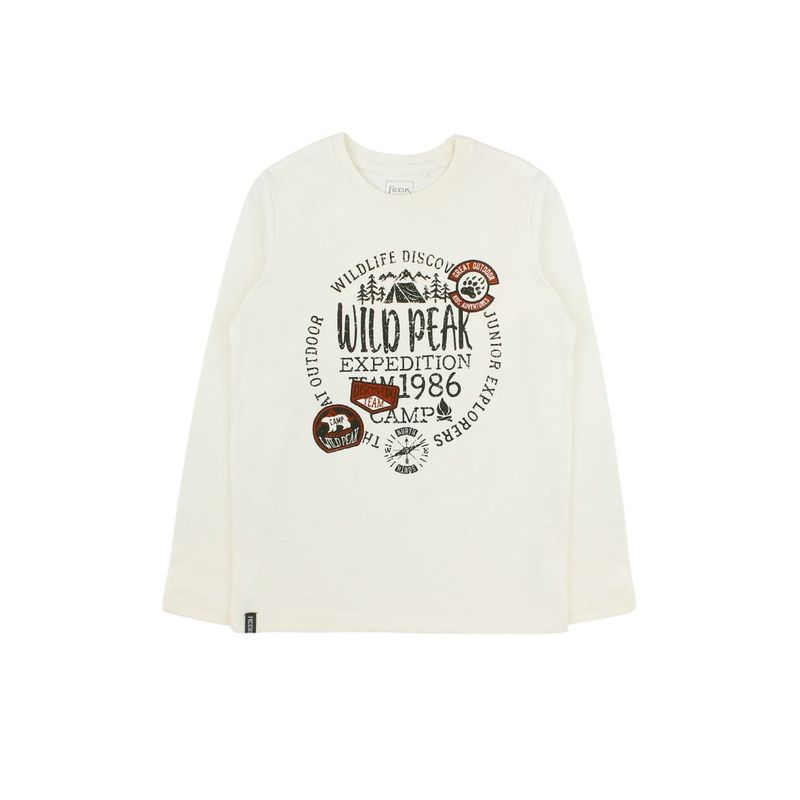 FICCUS - Polera Kids Niño Day To Day Blanco