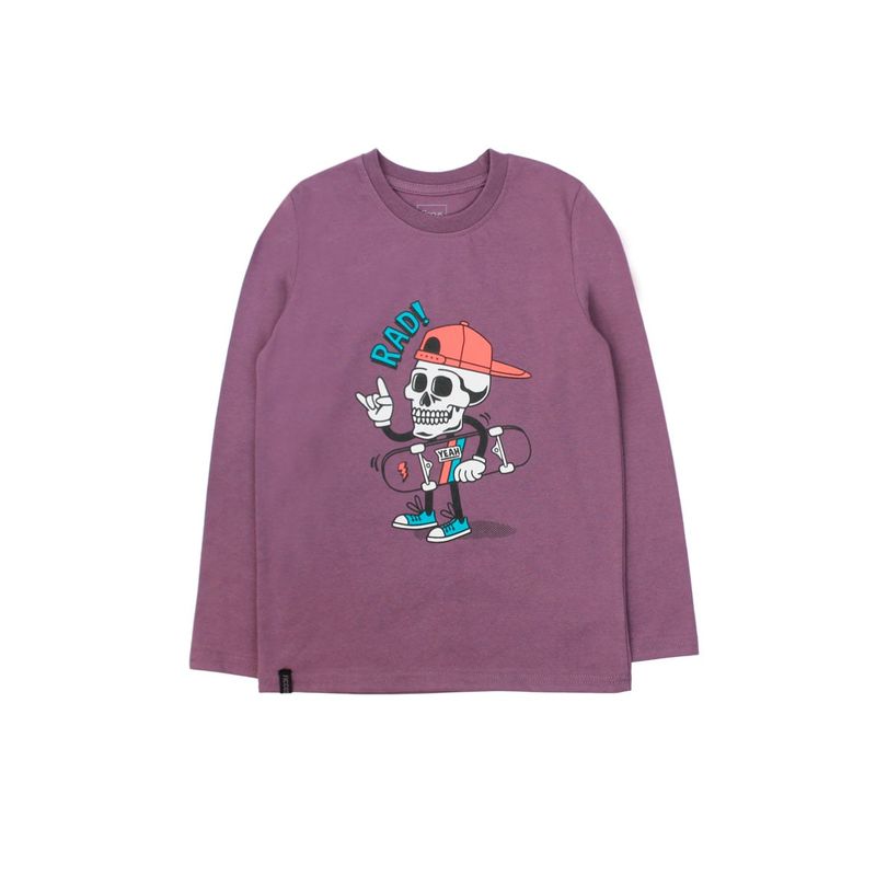 FICCUS - Polera Kids Niño Day To Day Morado