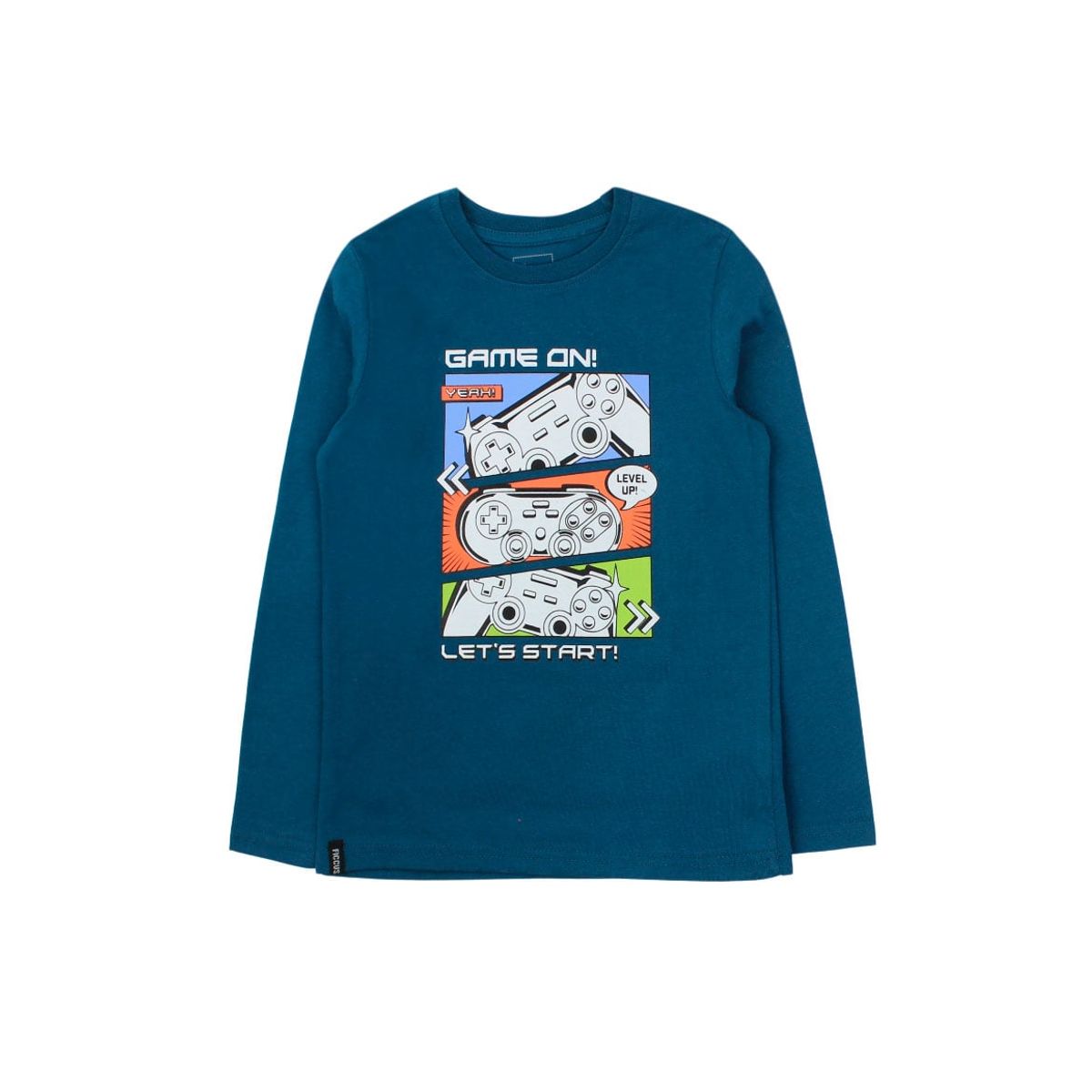 FICCUS - Polera Kids Niño Day To Day Petroleo