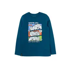 FICCUS - Polera Kids Niño Day To Day Petroleo