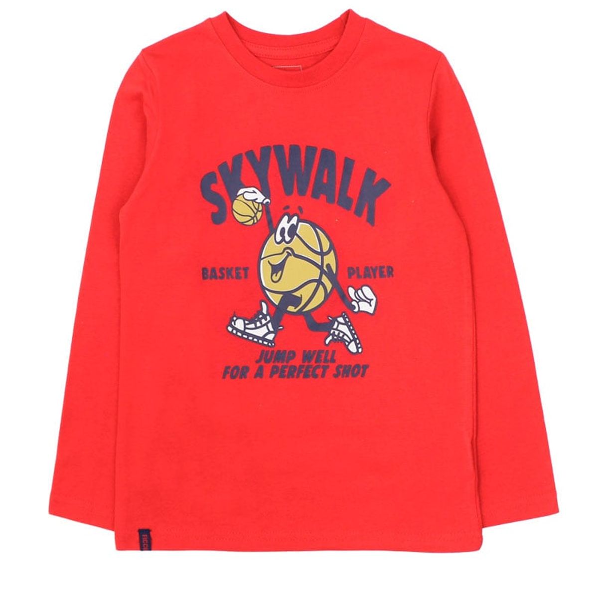 FICCUS - Polera Kids Niño Day To Day Rojo