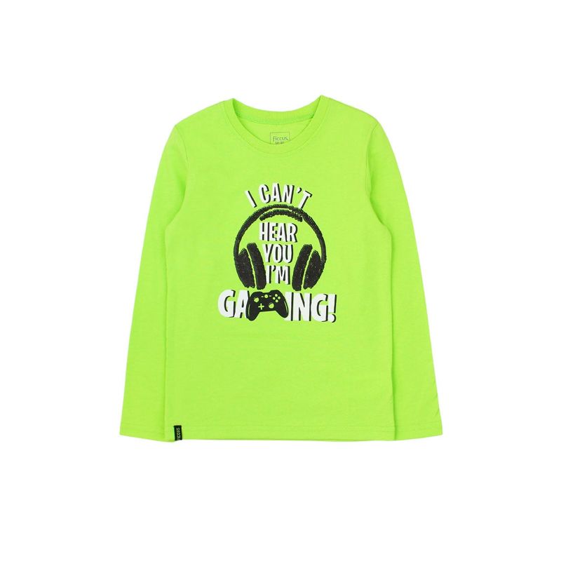 FICCUS - Polera Kids Niño Day To Day Verde