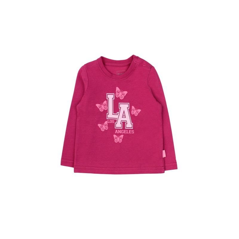 FICCUS - Polera Bebé Niña Day To Day Fucsia