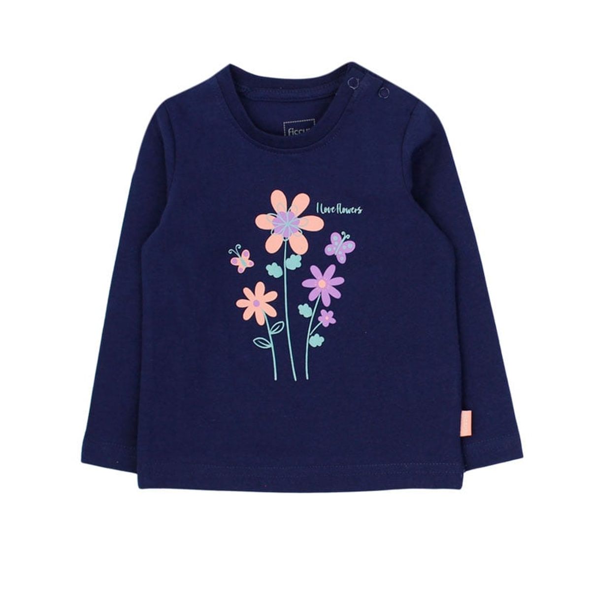 FICCUS - Polera Bebé Niña Day To Day Azul