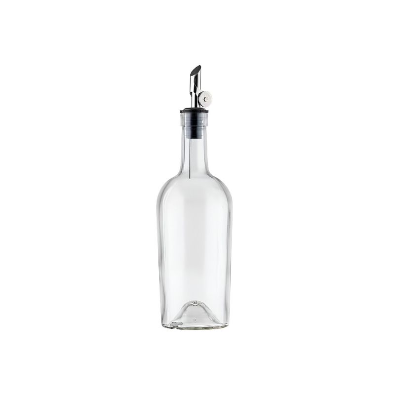 TABLECRAFT - Botella Aceite 500 CC Vidrio Con Dosificador - Turquesa