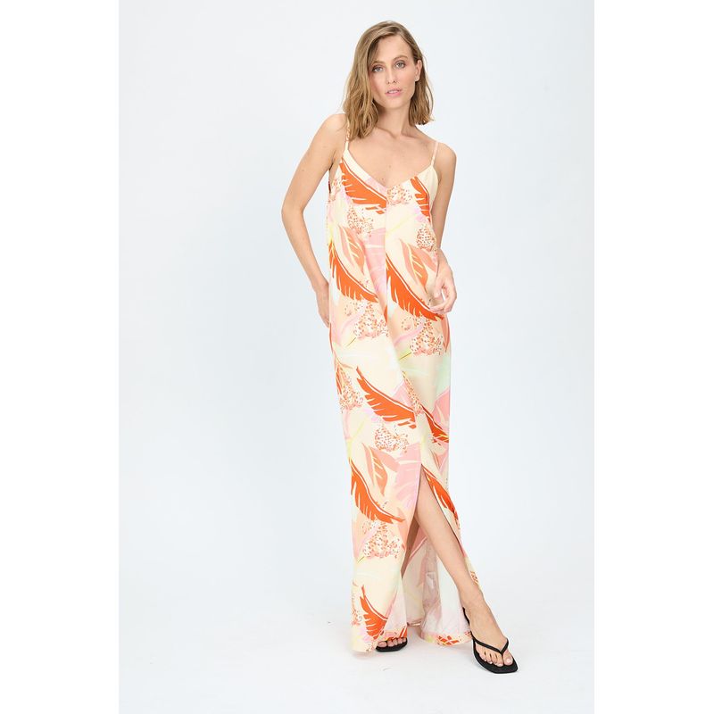 ASH - Vestido Largo Rosado Mujer Ash