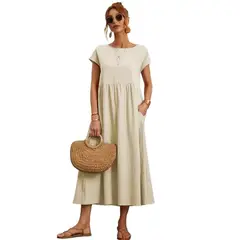 GIOIO - Vestido Mujer Beige