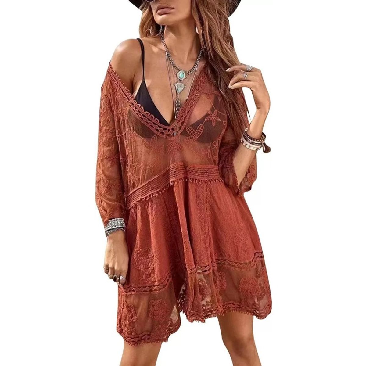 GIOIO - Vestido Mujer Rojo