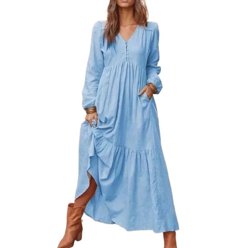 GIOIO - Vestido Mujer Azul