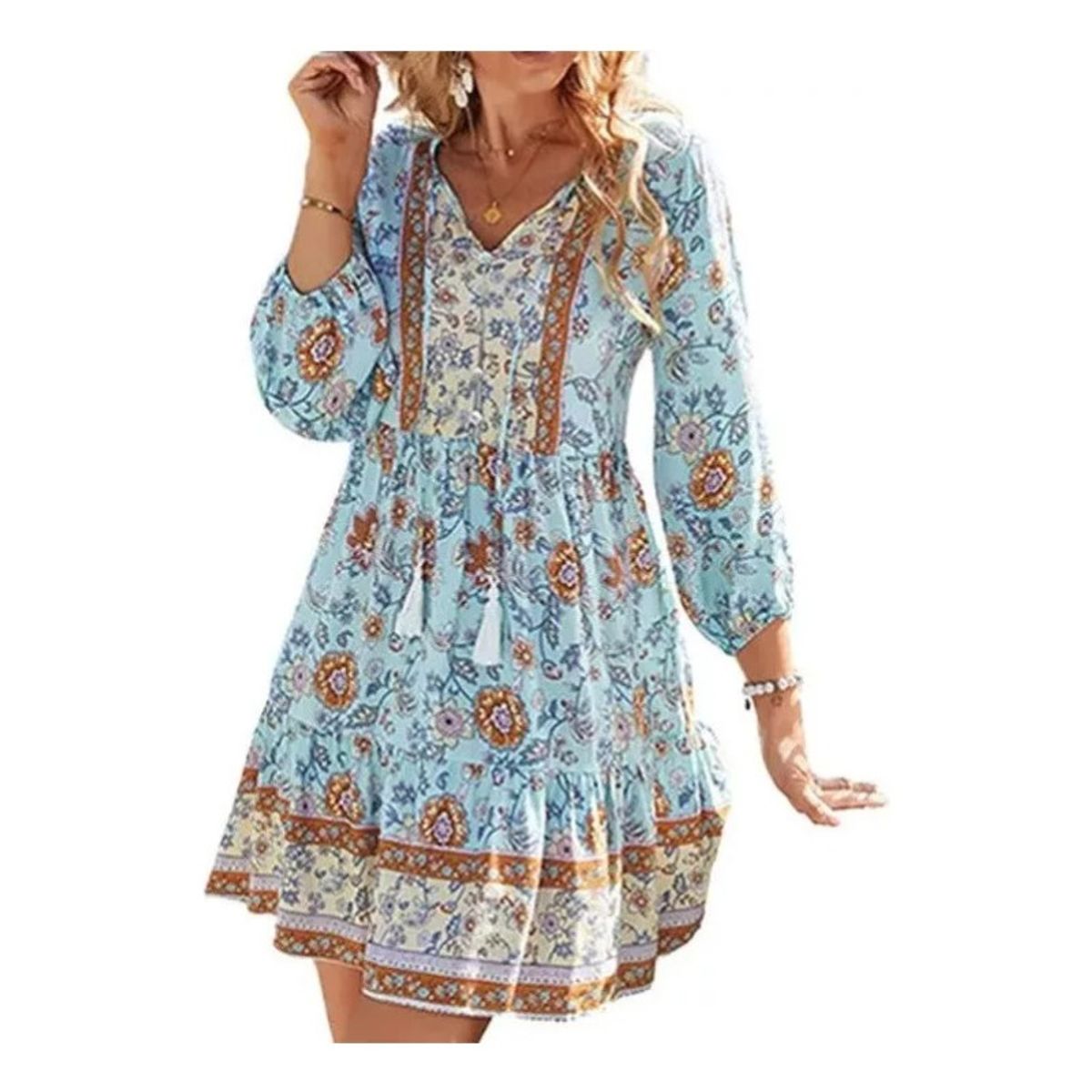 GIOIO - Vestido Mujer Azul