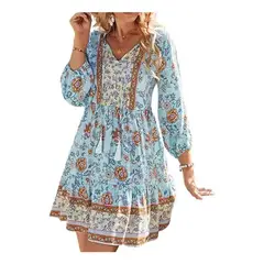 GIOIO - Vestido Mujer Azul