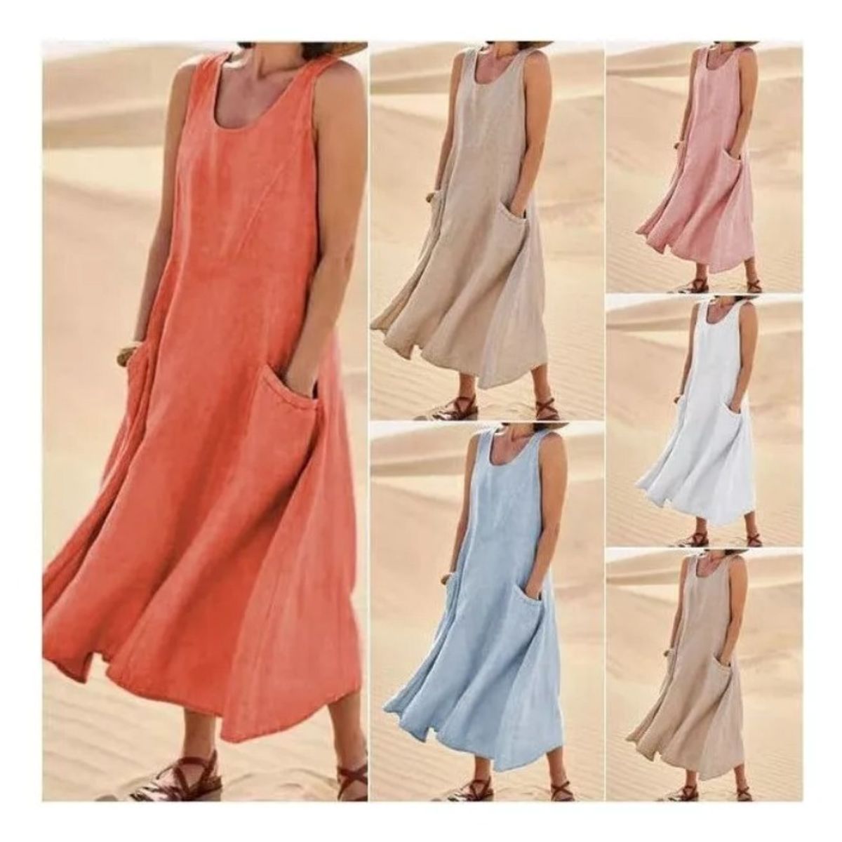 GIOIO - Vestido Mujer Rojo