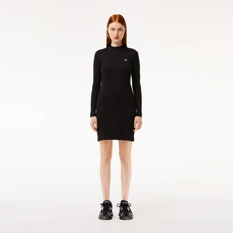 LACOSTE - Vestido Manga Larga Mujer Lacoste EF7288