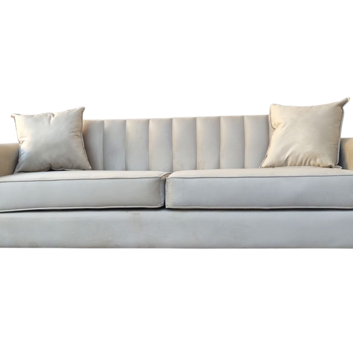 GENERICO - Sofa 3 Cuerpos Paris Beige Super Soft.