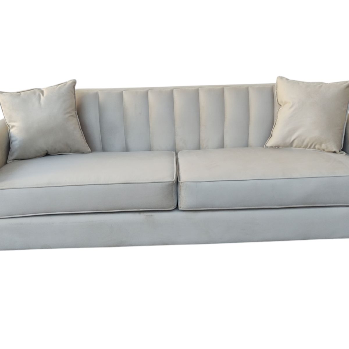 GENERICO - Sofa 3 Cuerpos Paris Beige Super Soft.