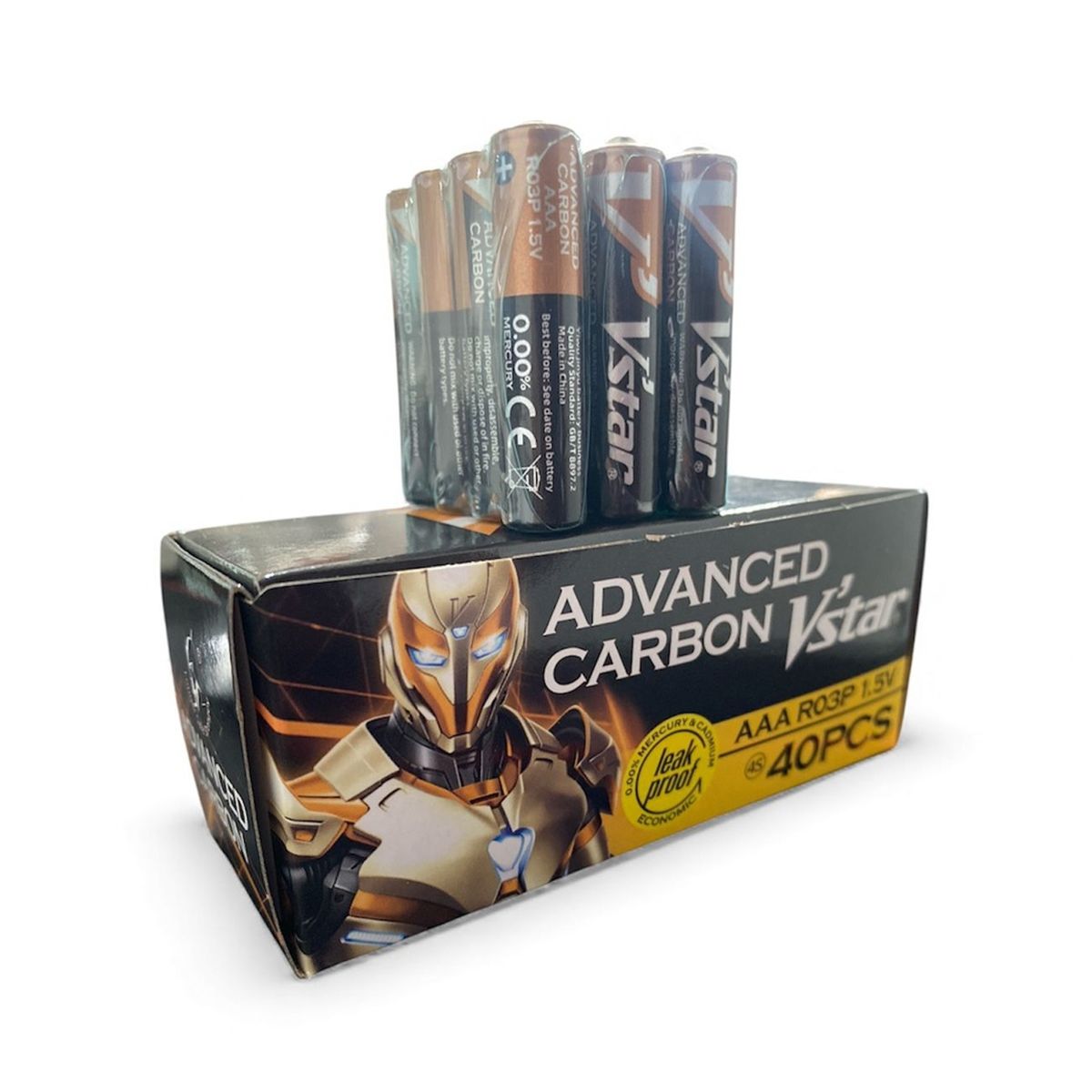 GENERICO - Pack Caja 40 Pilas Triple Aaa 1.5 V.