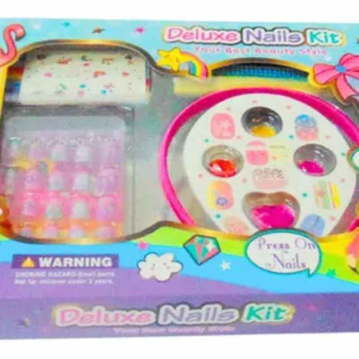 OEM - Juguete Deluxe Nails Kit Grande 20x26cm