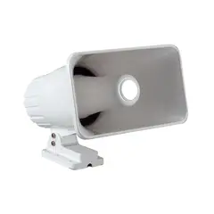 GENERICO - Sirena de 30W Blanca 117dB 2 tonos 12VDC
