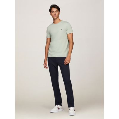 Imagen 2 del producto Polera Essential Cotton C-Neck Slim Fit Verde