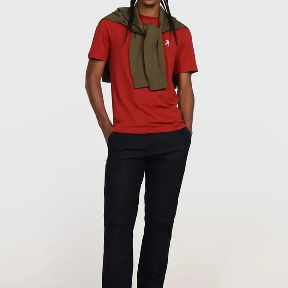 TOMMY HILFIGER - Polera Logo Monogram Regular Fit