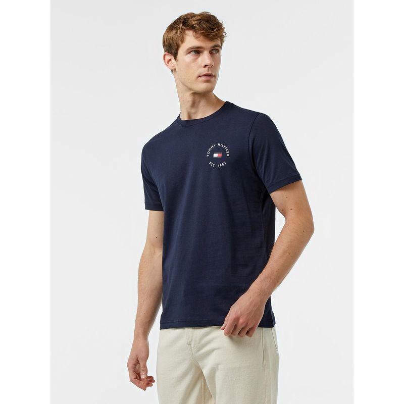 TOMMY HILFIGER - Polera Con Logo Circular