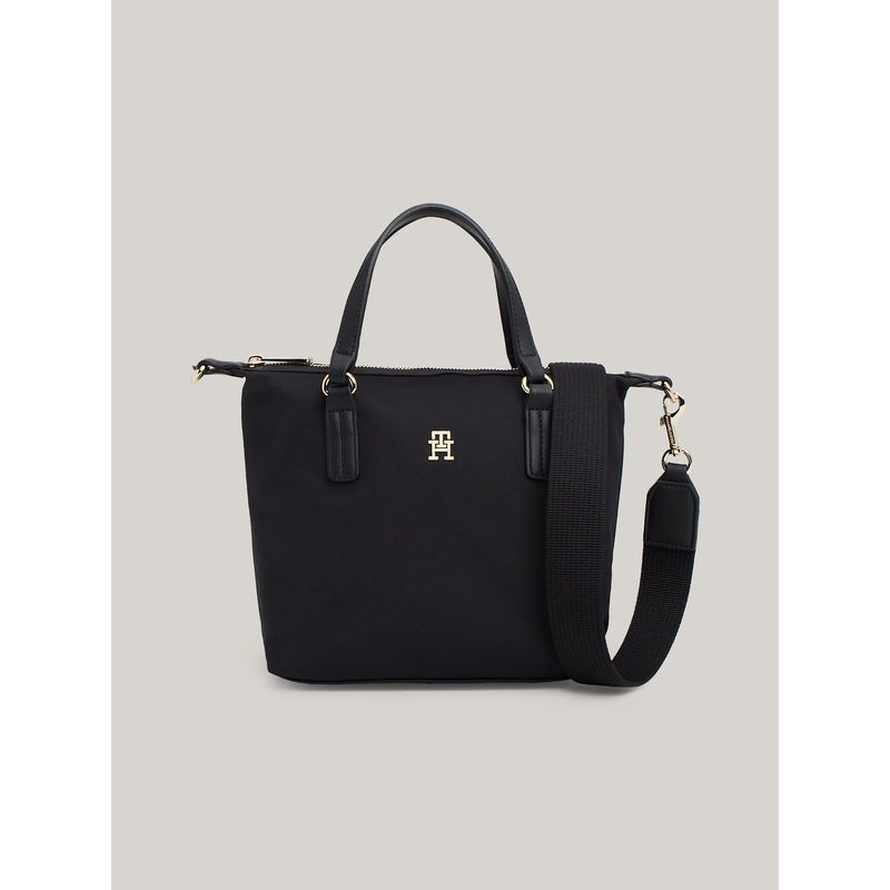 TOMMY HILFIGER - Cartera Tote Monogram Negro Tommy Hilfiger